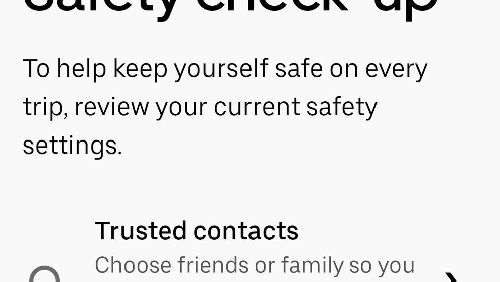 Opcije za bolju sigurnost putnika u Uberu