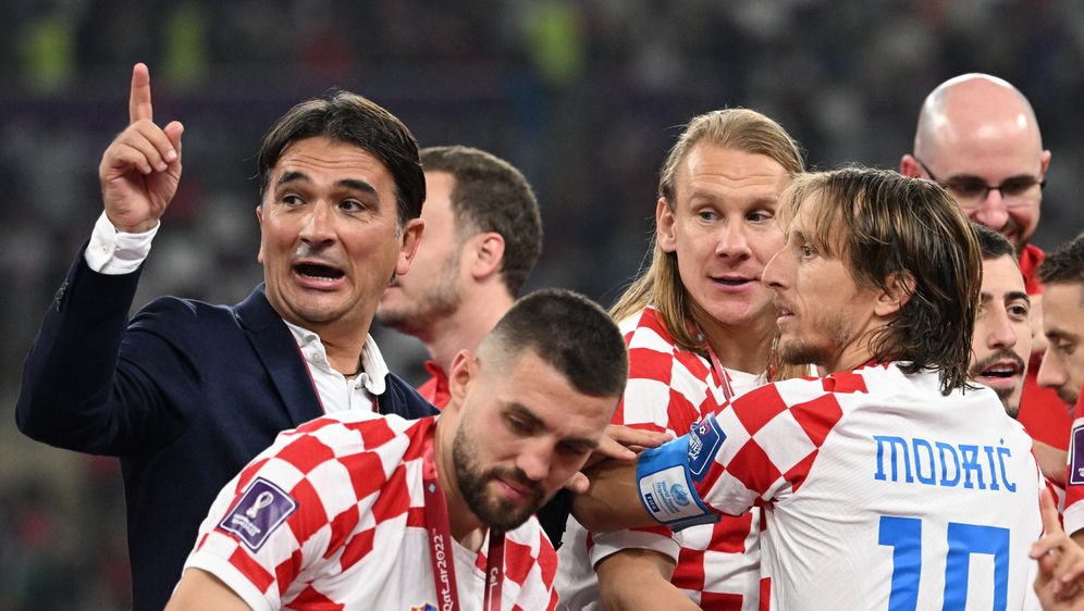 Zlatko Dalić, Luka Modrić, Mateo Kovačić i Domagoj Vida