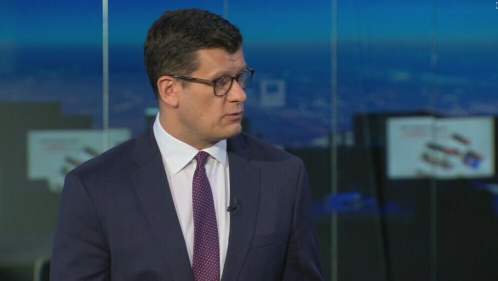 Hrvoje Krešić u studiju Dnevnika Nove TV - 2