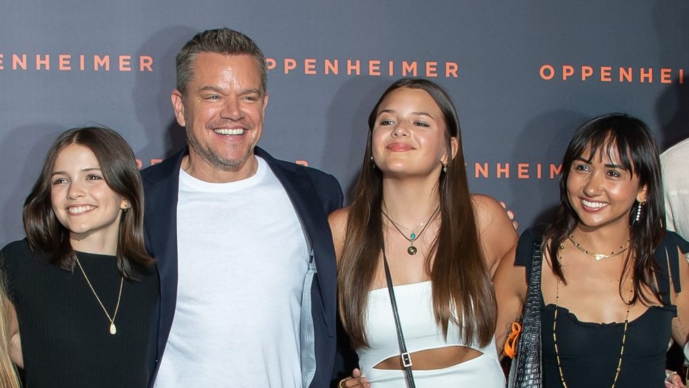 Matt Damon s kćerima na premijeri filma