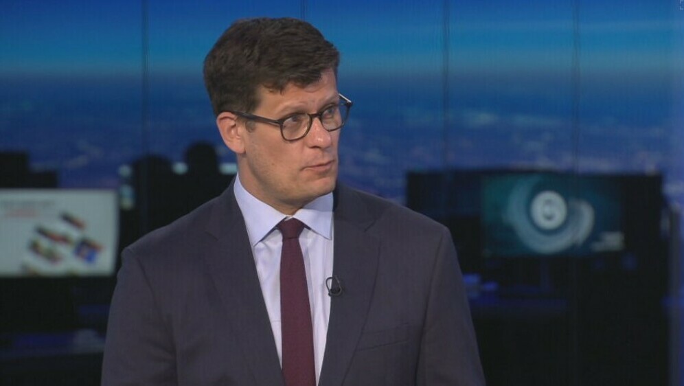 Hrvoje Krešić u studiju Dnevnika Nove TV - 1