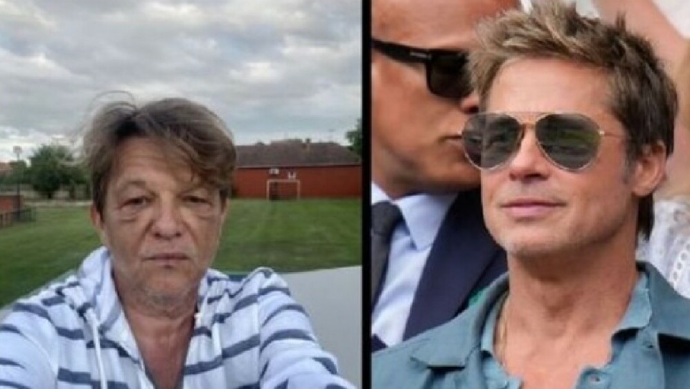 Dragan Bjelogrlić i Brad Pitt