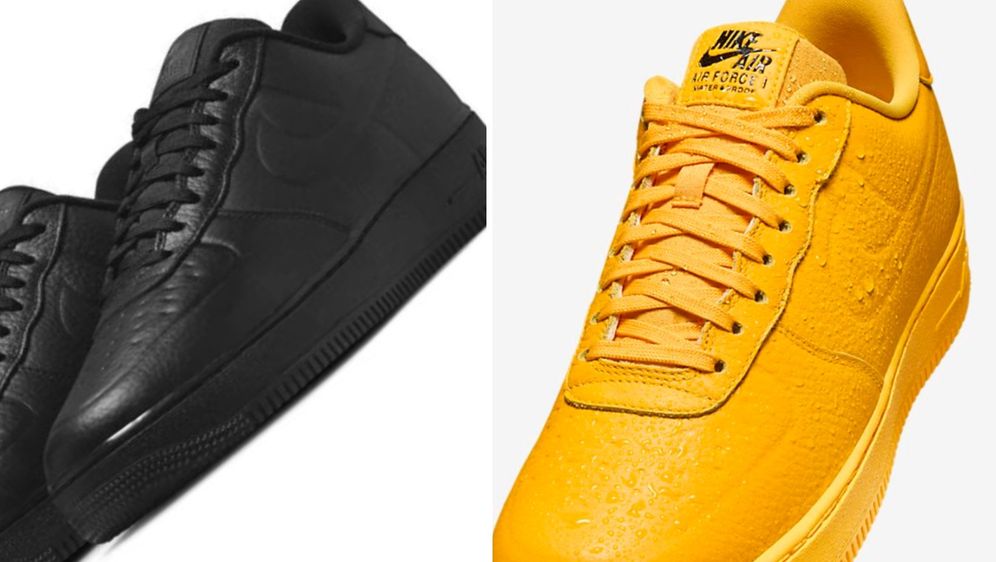 nike air force 1 zute i crne