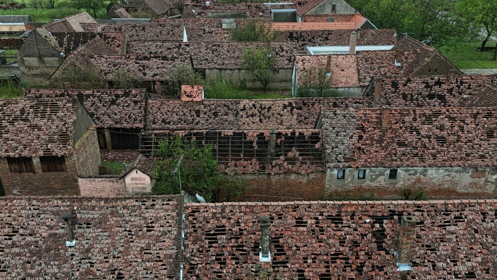 Pogled iz zraka na mjesto Bošnjaci koje je poharalo snažno nevrijeme - 5