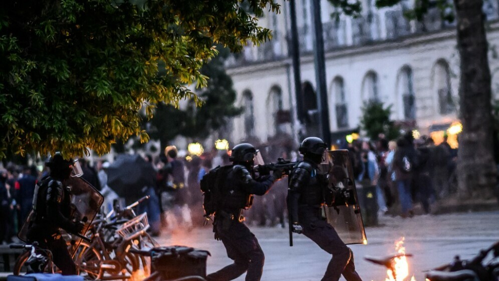 Francuzi na ulicama nakon drugog kruga parlamentarnih izbora - 7