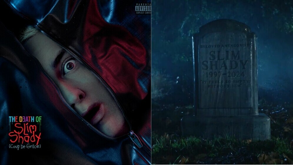 Reper Eminem na naslovnici novog albuma i grob Slim Shadyja
