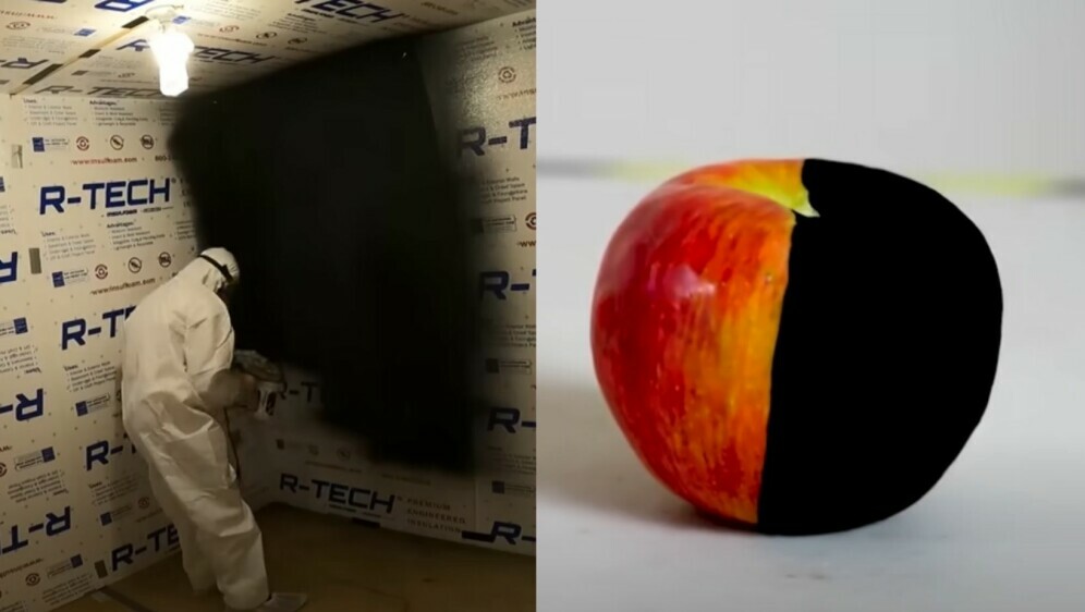 Bojanje sobe i jabuke u najcrnju crnu boju