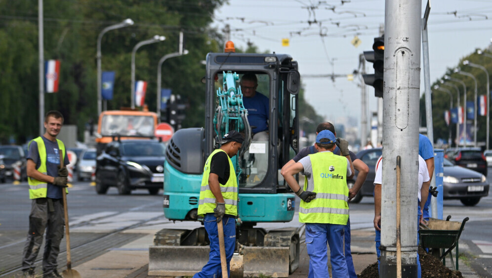 Radovi na raskrižju Držićeve i Vukovarske - 7