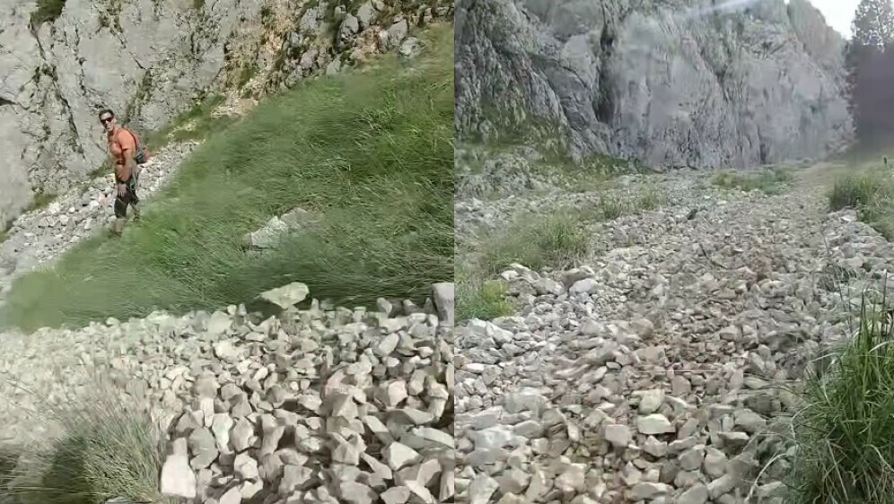 Potok kamenja na Biokovu