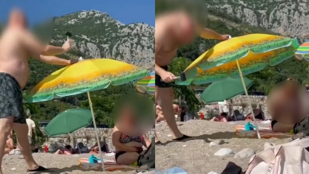 Čelić na plaži