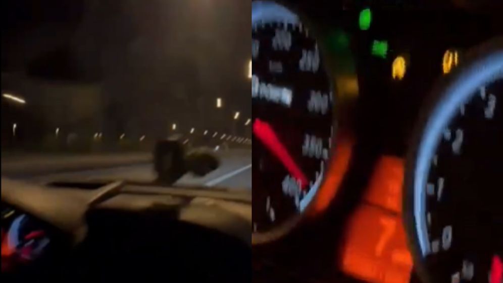 Snimka brze vožnje kroz Varšavu