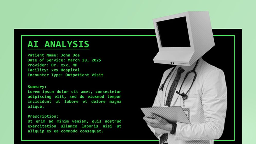 AI liječnik, ilustracija