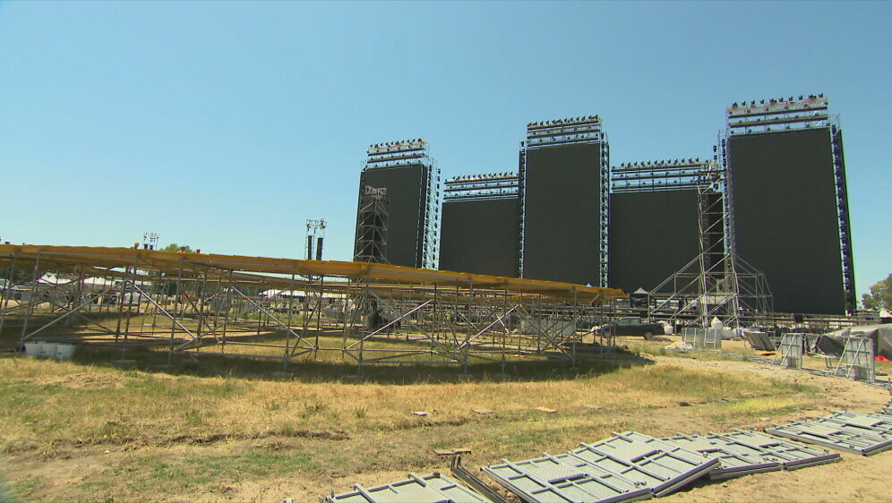 Pripreme za Thompsonov koncert - 2