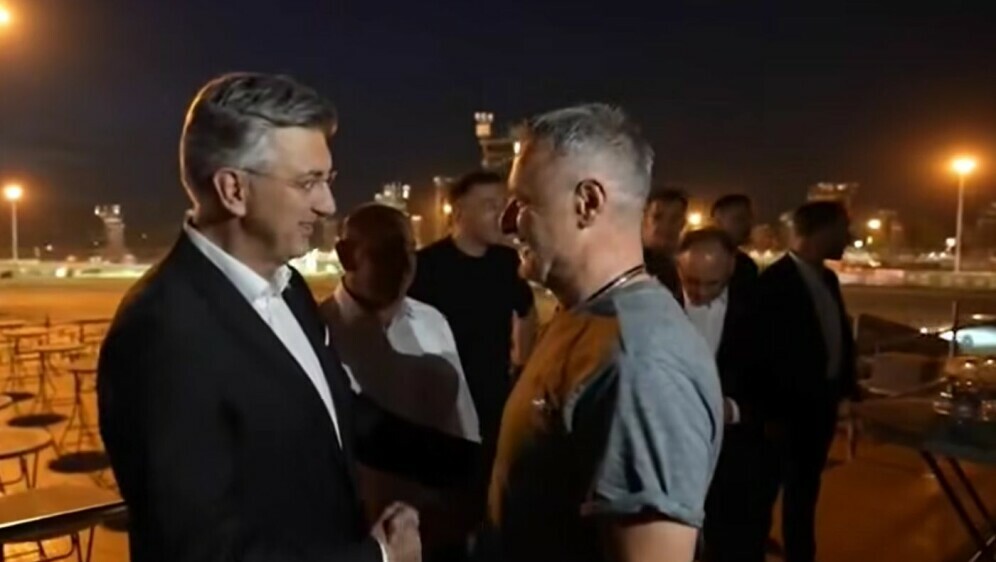 Marko Perković Thompson i Andrej Plenković