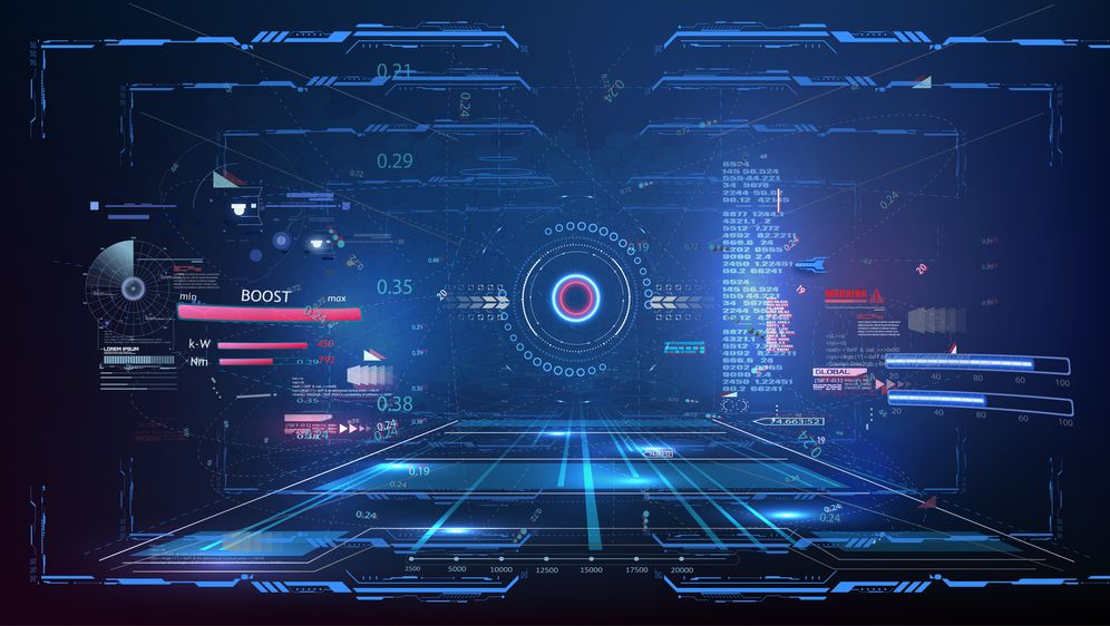 Simulacija leta svemirskom letjelicom, ilustracija