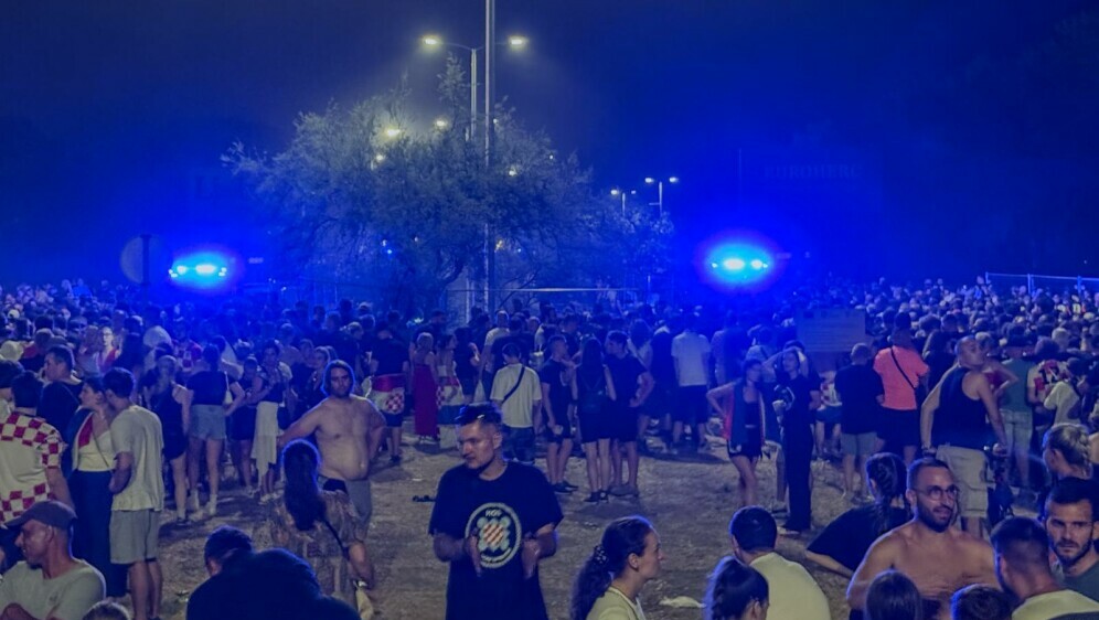 Zastoj na Mostu slobode nakon koncerta Marka Perkovića Thompsona