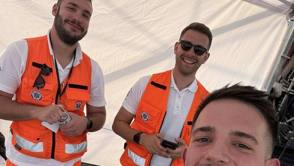 Fotka djelatnika hitne