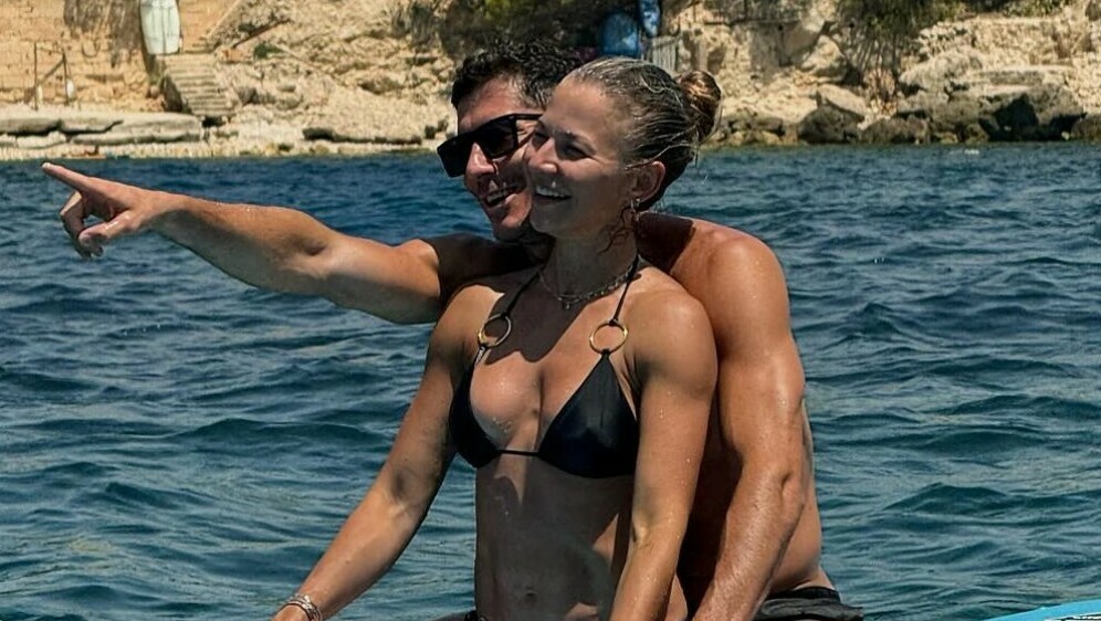 Robert Lewandowski i Anna Lewandowska