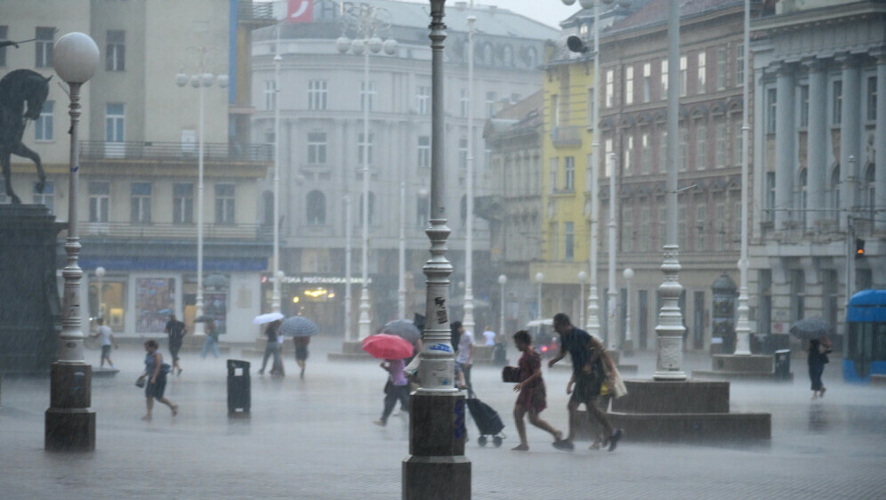 Kiša u Zagrebu