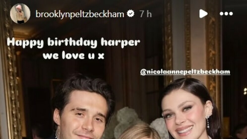 Brooklyn Peltz Beckham i Harper Beckham