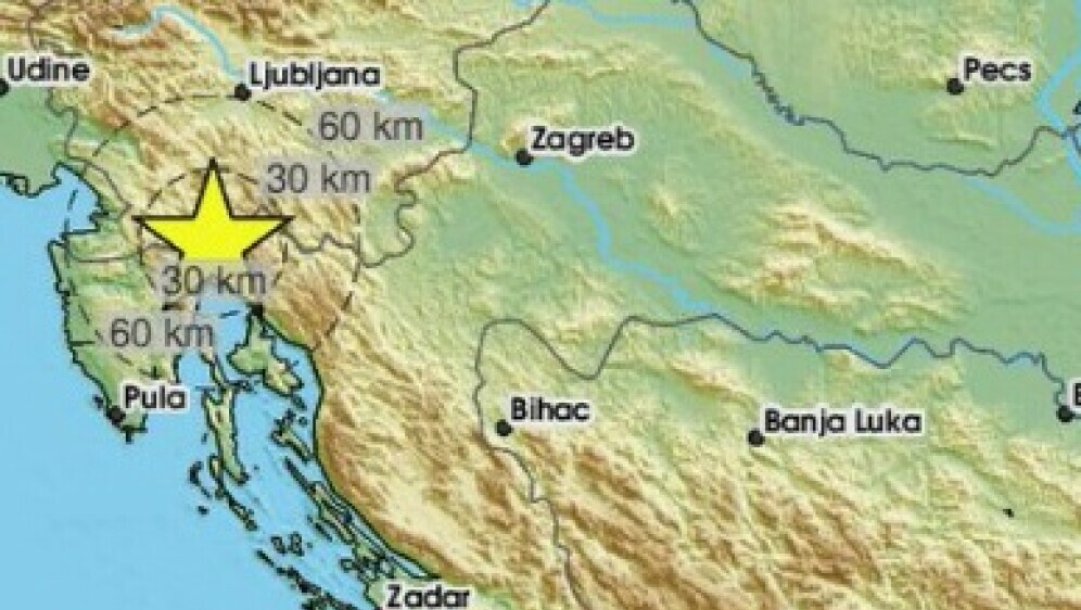 Potres kod Rijeke