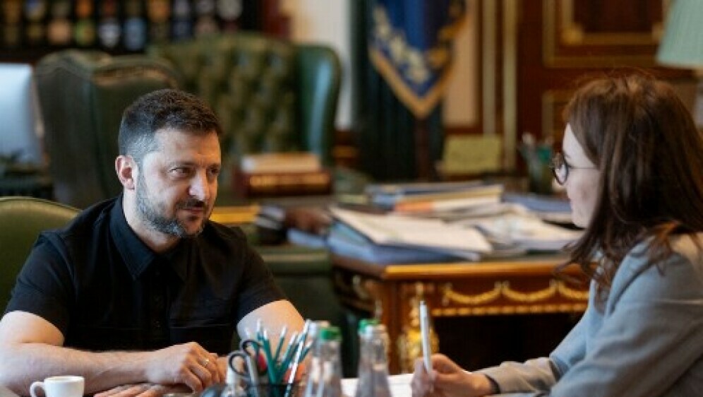 Volodimir Zelenski i Julija Svyrydenko