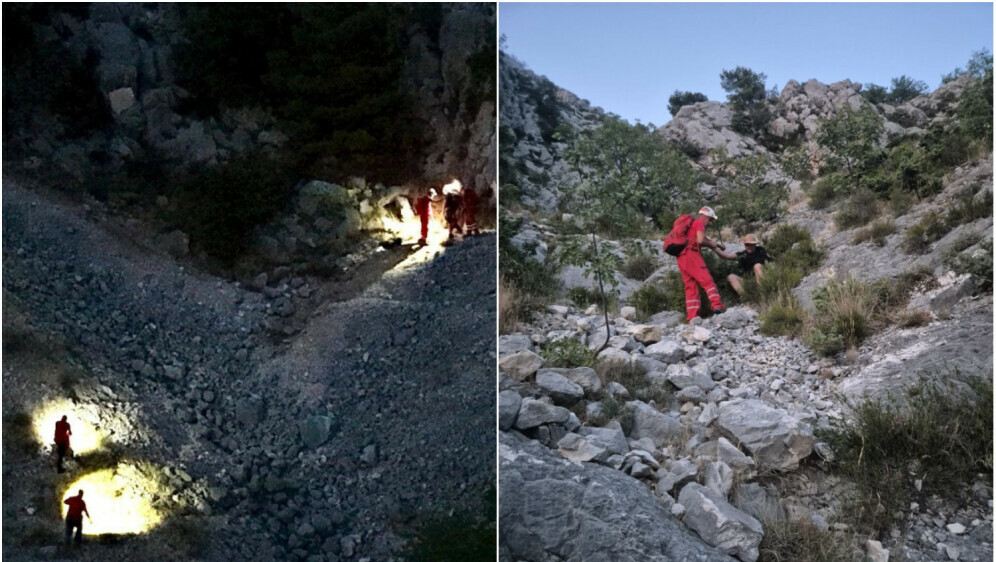 Akcija spašavanja u Baškoj Vodi