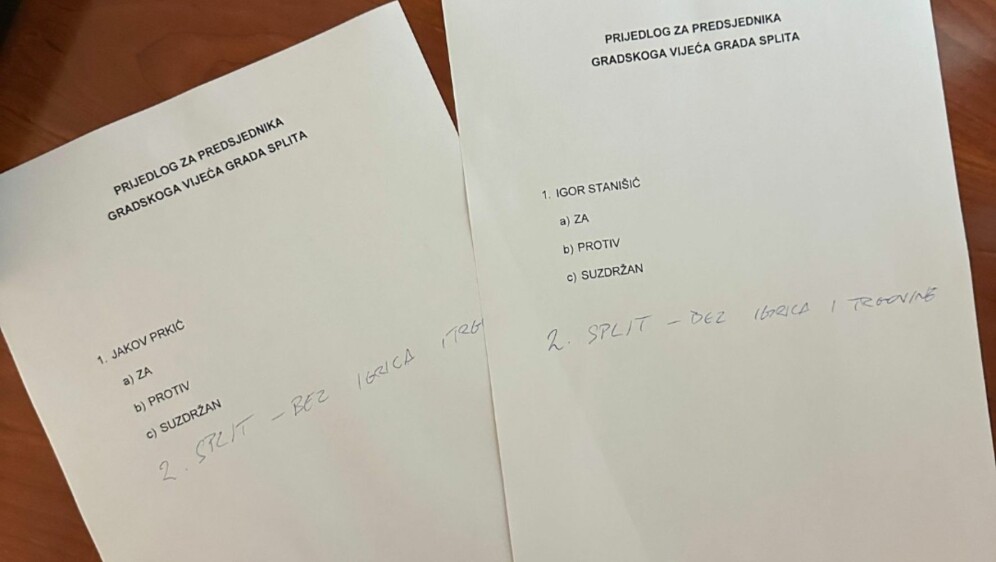 Franko Kelam objavio sliku glasačkog listića
