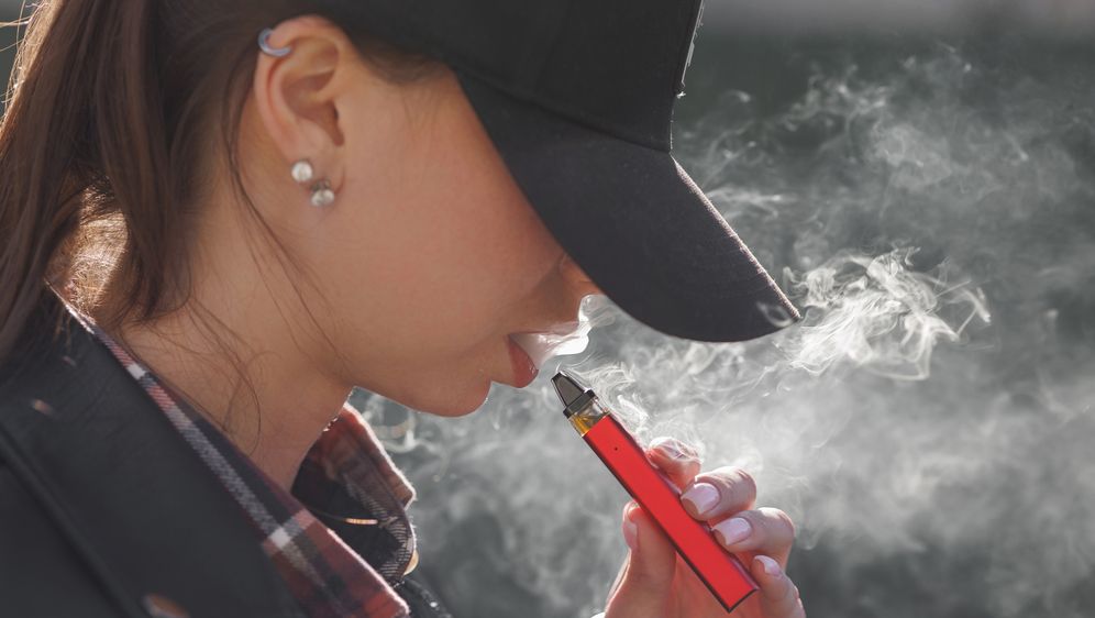 E-cigarete, ilustracija