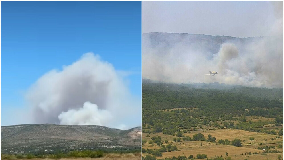 Požar na području Đevrsaka