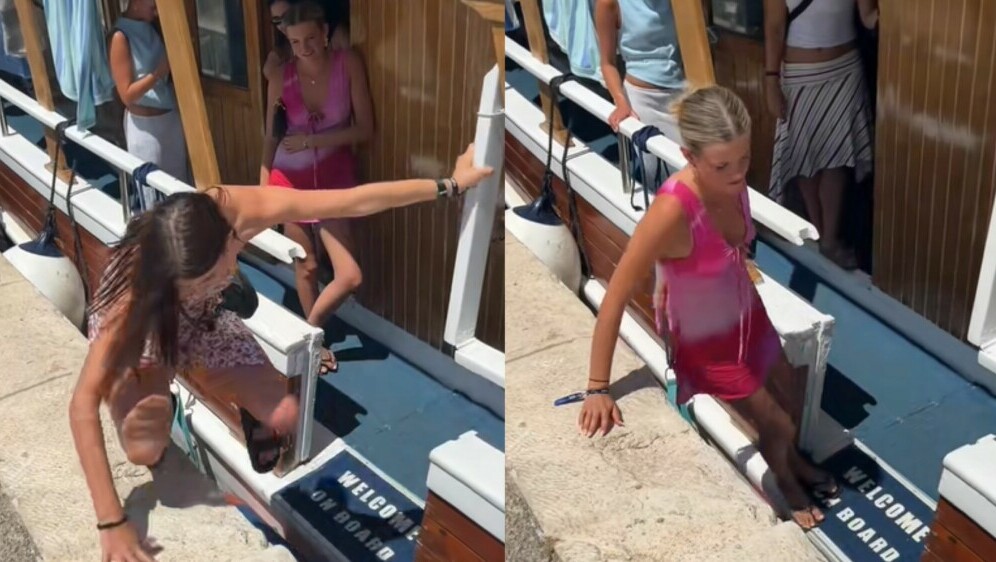 Problemi pri silasku s broda