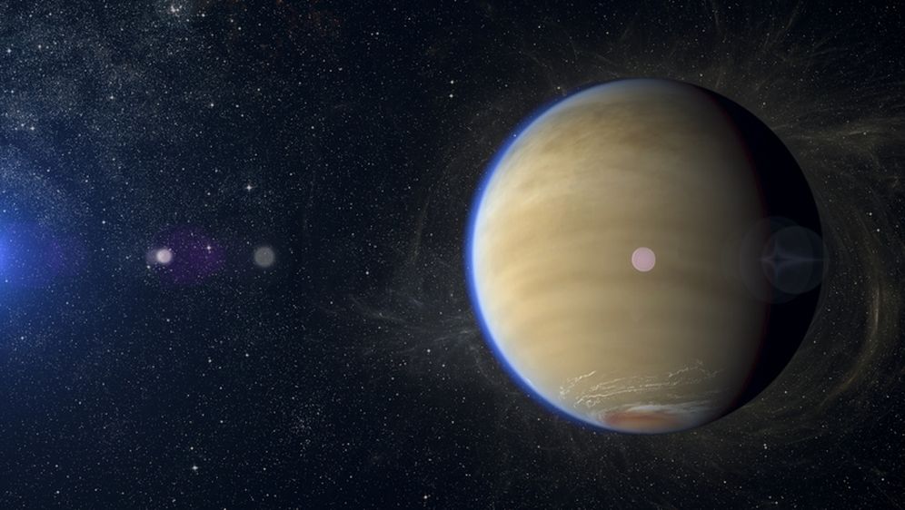 Saturnov mjesec Titan, ilustracija