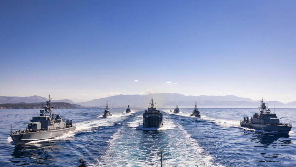 Uvježbavanje brodova Hrvatske ratne mornarice za mimoplov - 5