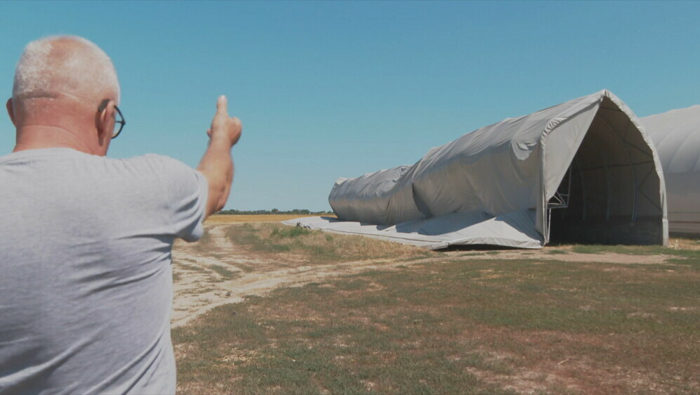 Šteta na poljima u Đakovu