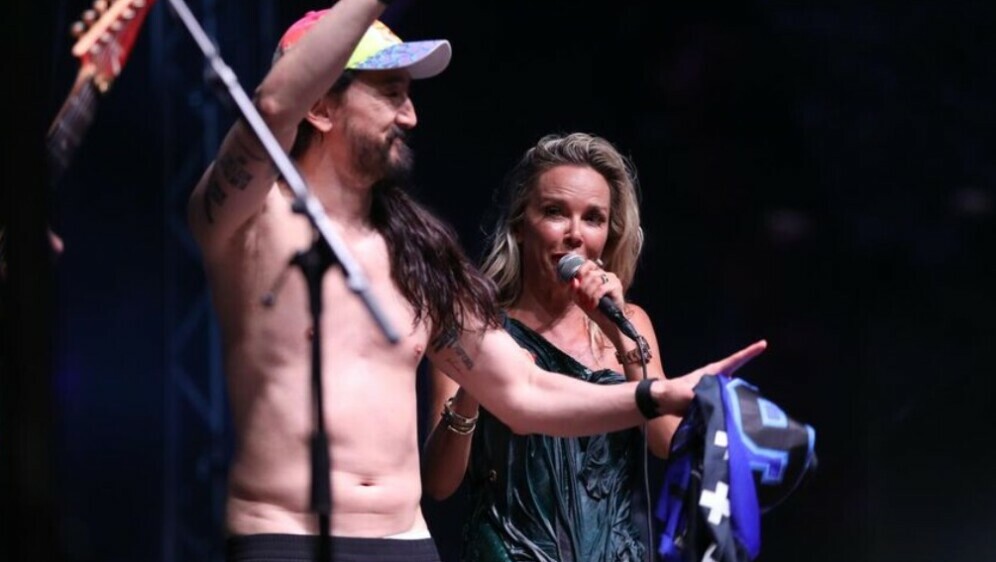 Steve Aoki i Maja Šuput