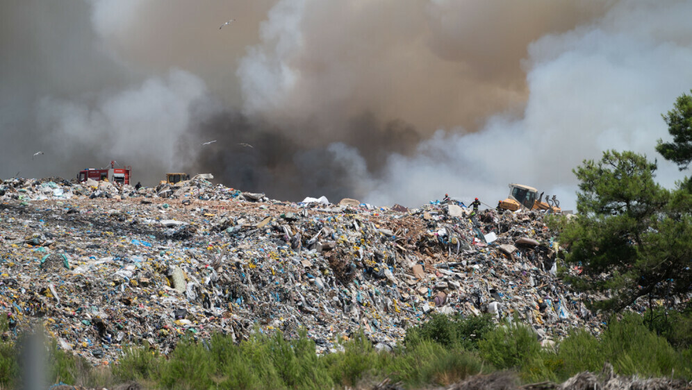 Požar deponija u Zadru - 1