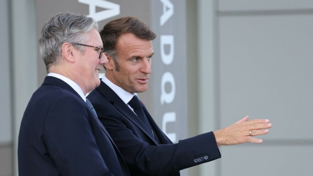Britanski premijer Keir Starmer i predsjednik Francuske Emmanuel Macron