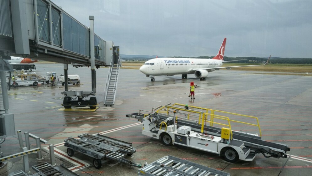 Avion kompanije Turkish Airlines, ilustracija