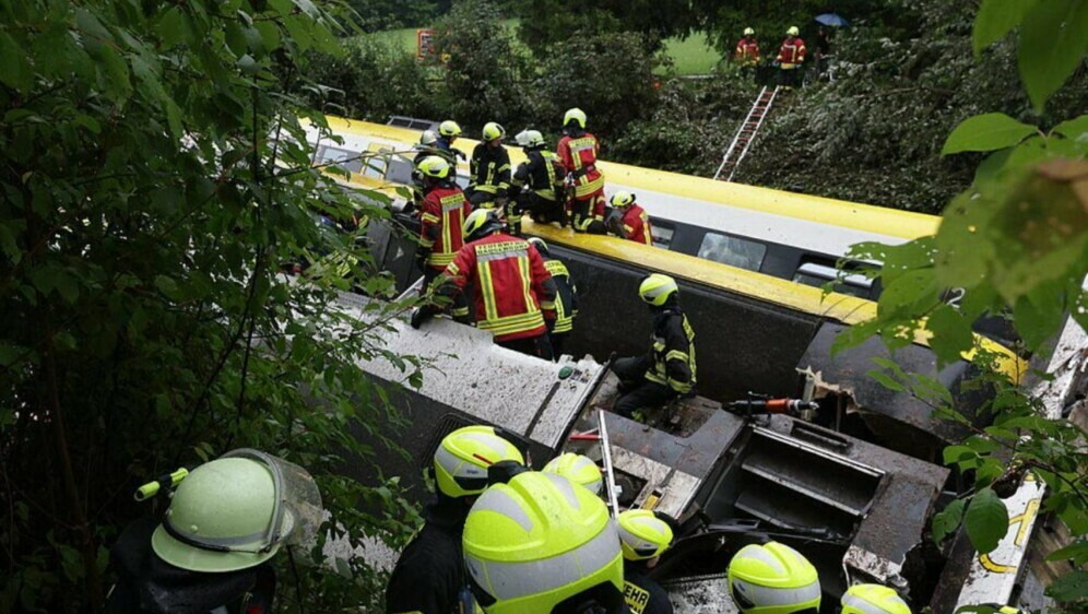 Teška željeznička nesreća u Njemačkoj