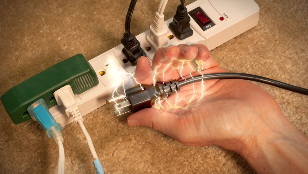 Udar munje, ilustracija