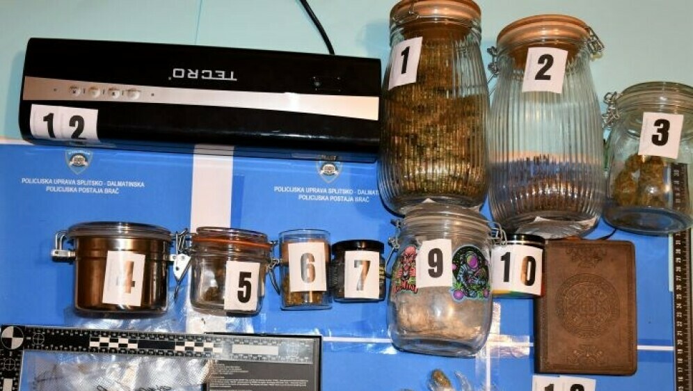 Zapljene droge u Splitsko-dalmatinskoj županiji - 1