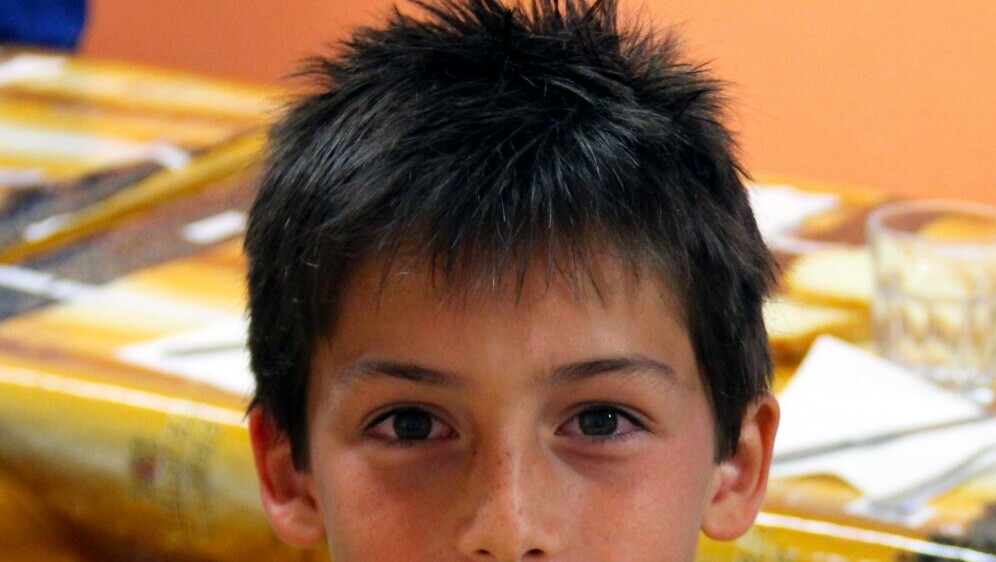 Pietro Adobati kao dječak