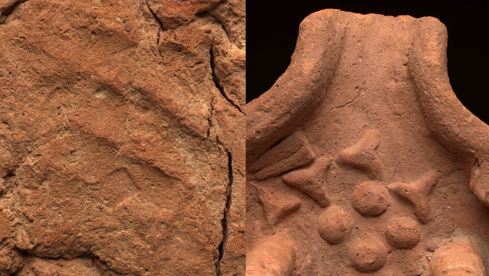 Otisak dlana na staroegipatskom artefaktu