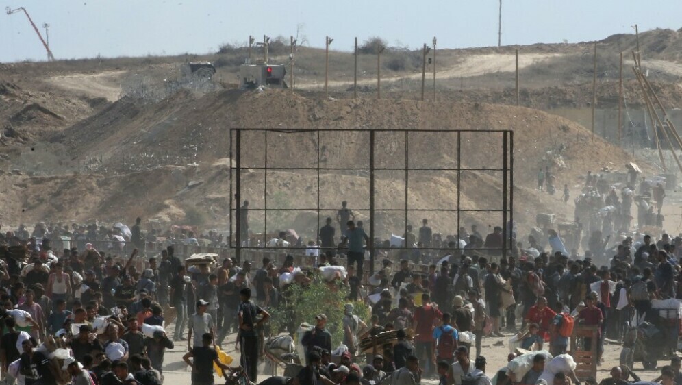 Palestinci u kolonama idu preuzeti humanitarnu pomoć