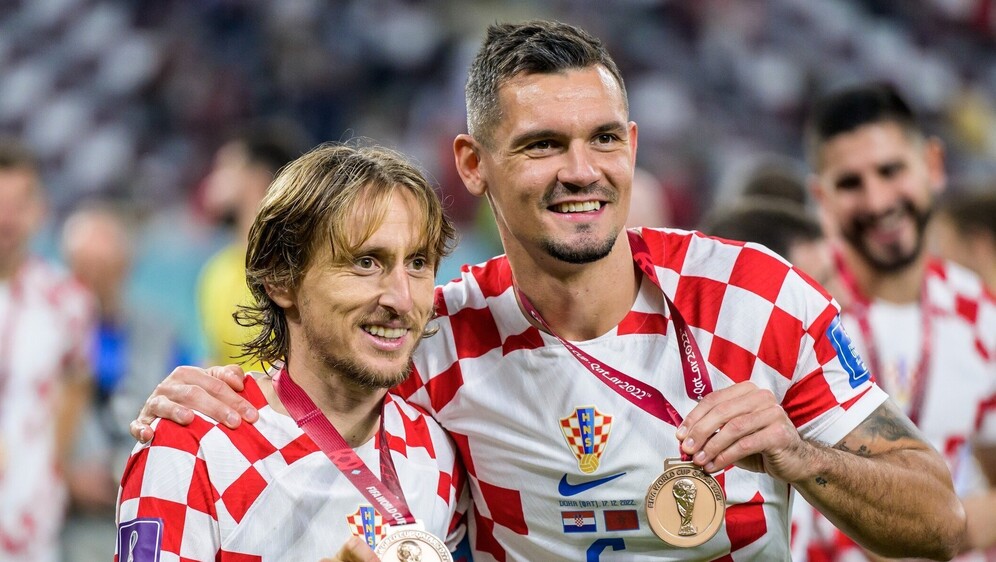 Luka Modrić i Dejan Lovren