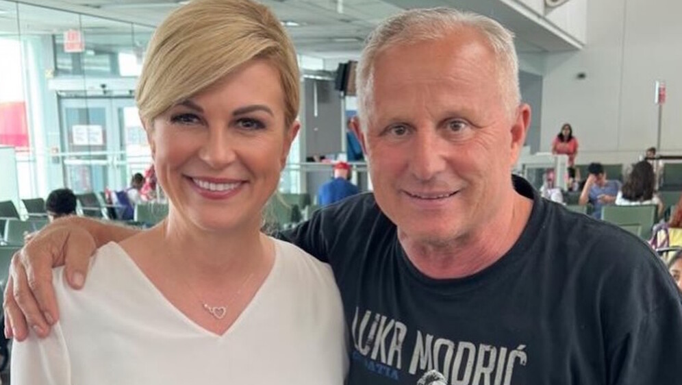 Kolinda Grabar-Kitarović i Stipe Modrić