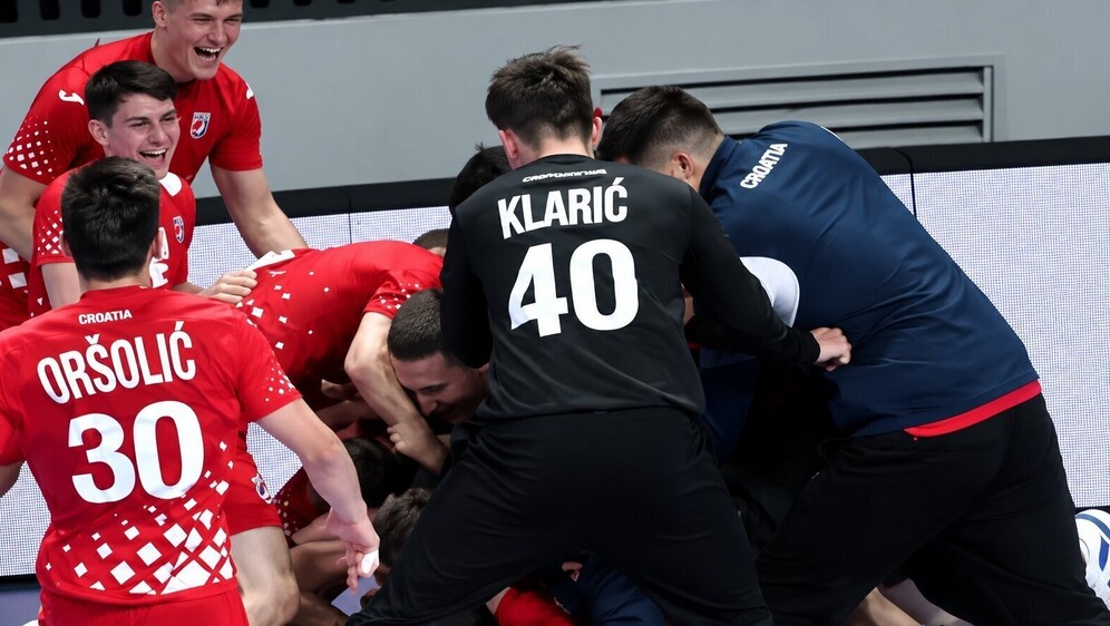 Slavlje hrvatske reprezentacije