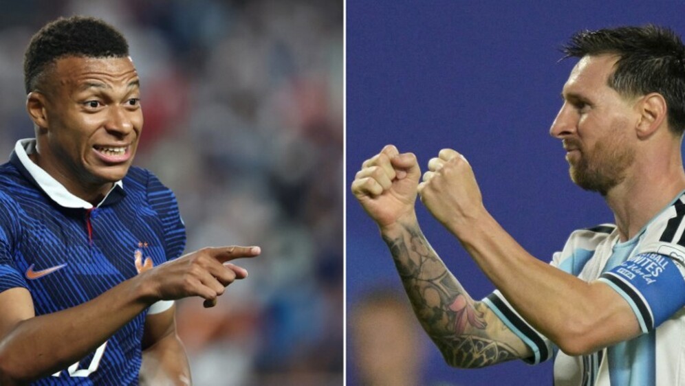 Kylian Mbappe i Lionel Messi