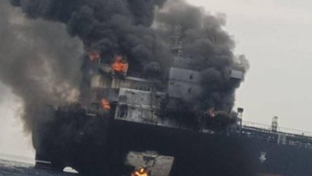 Pogođen tanker