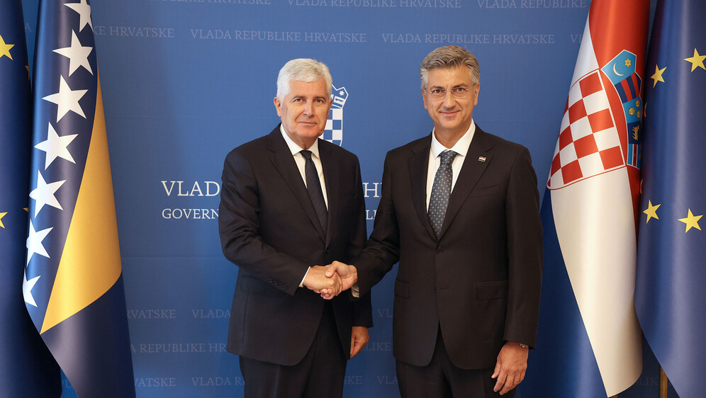 Dragan Čović i Andrej Plenković